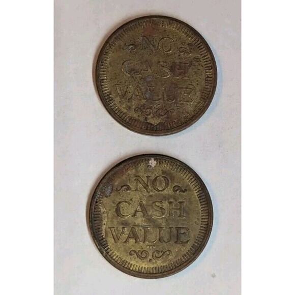 Vintage American Eagle Stars Arcade Token Coin No Cash Value Lot of 6 - Picture 3 of 7